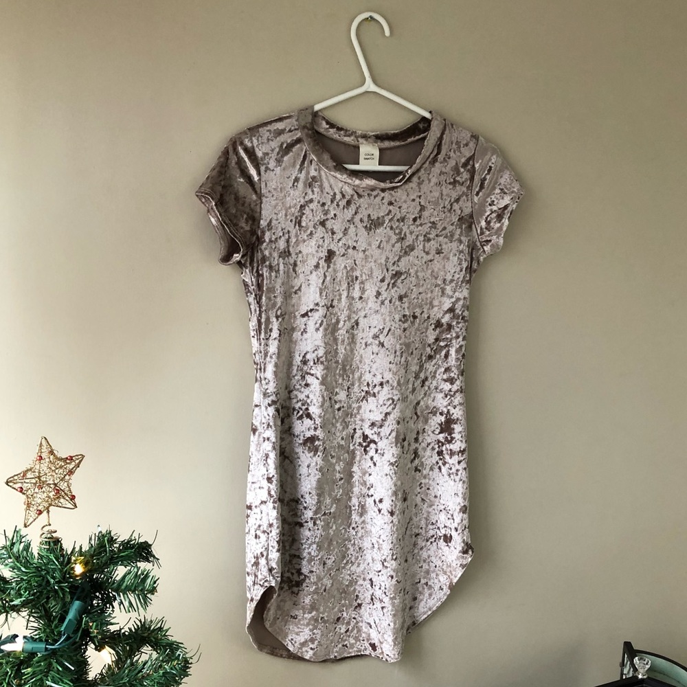Velvet Silver Dress✨
